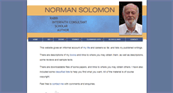 Desktop Screenshot of normansolomon.info